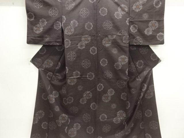Japanese Kimono / Tsumugi Omeshi Silk